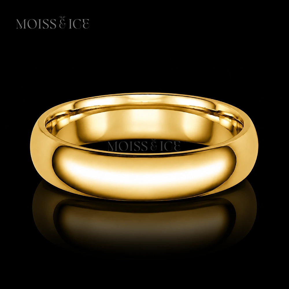 Classic Gold Men's Wedding Band - Moiss and Ice Canada