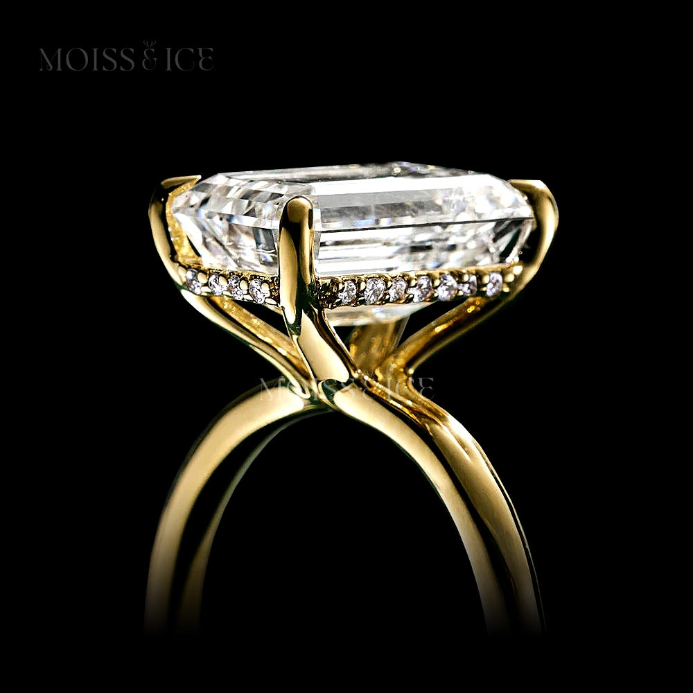 princess cut moissanite stone - for engagement ring designs