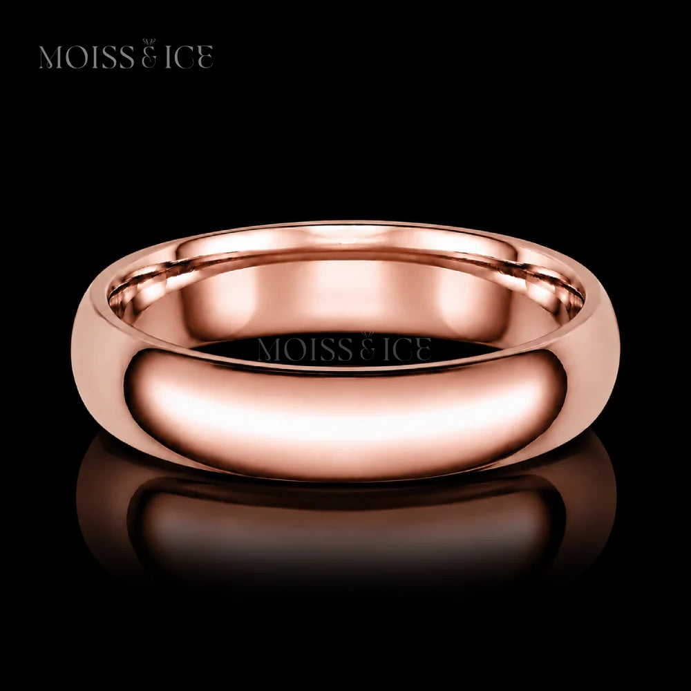 Comfort Fit Rose Gold Men's Wedding Band - Moiss and Ice Canada