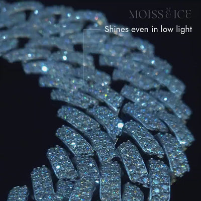 moissanite sparkles even in low light unlike diamonds
